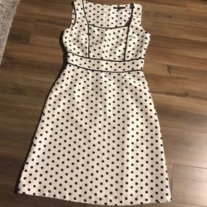Preston & York Black and White Polka Dot Dress